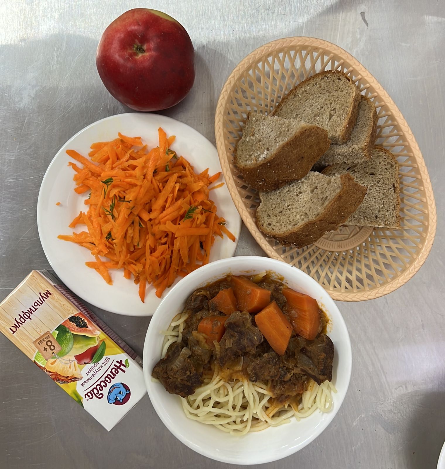 күнделікті ас мәзірі/ежедневное меню